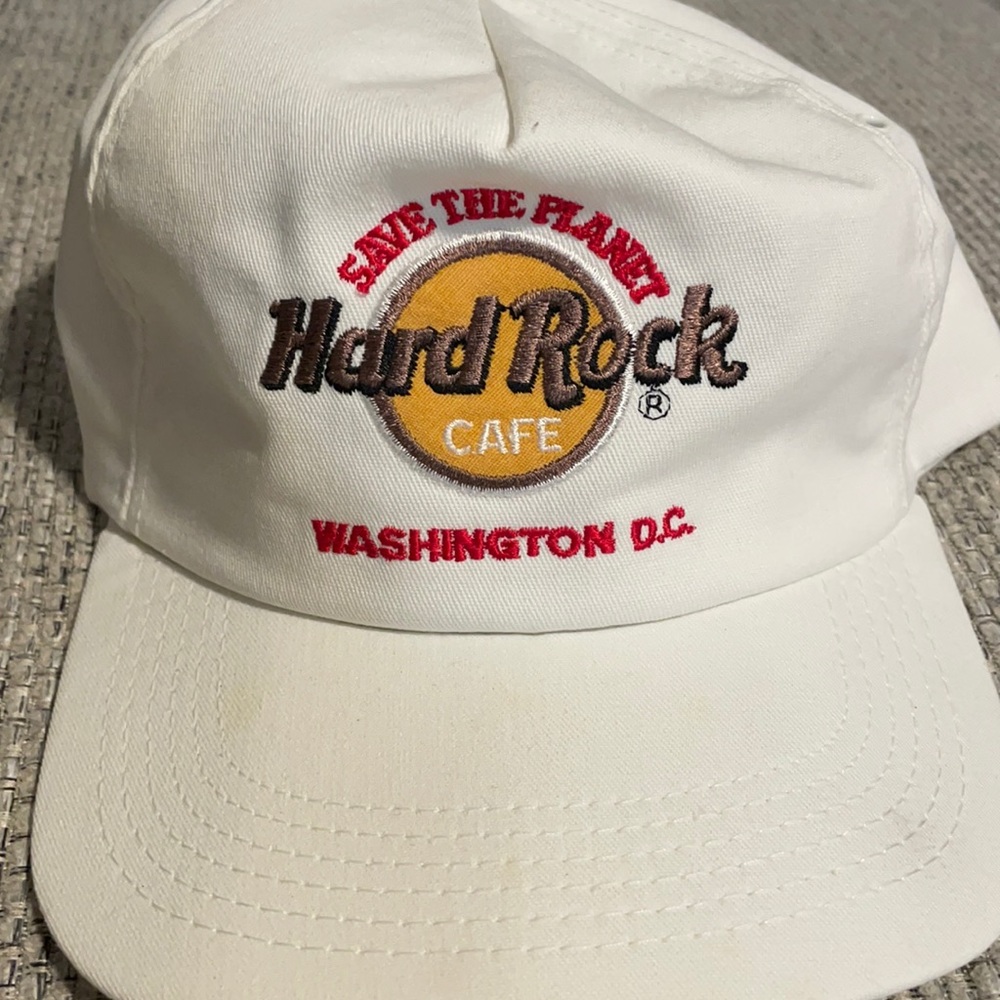 Vintage Hard Rock Cafe Washington DC Strapped Hat